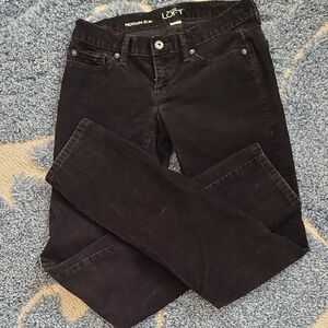 LOFT Women's Dark Straight Leg Jeans